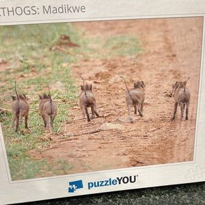 Warthogs Madikwe safari puzzle you 1000pc NEE sealed art jigsaw gift